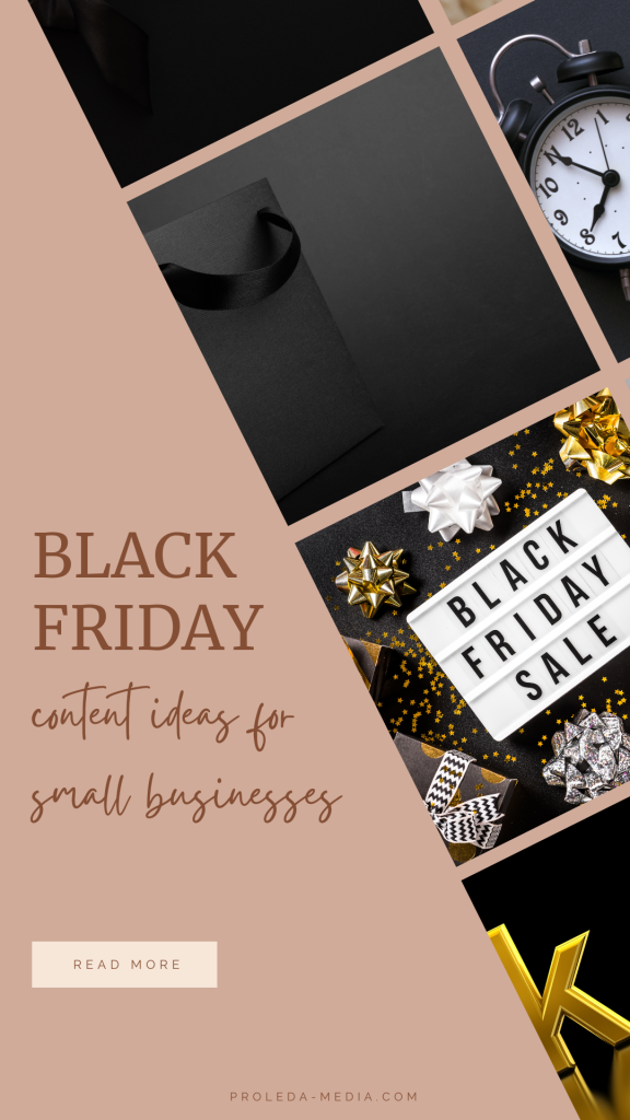 Black Friday content ideas for small businesses