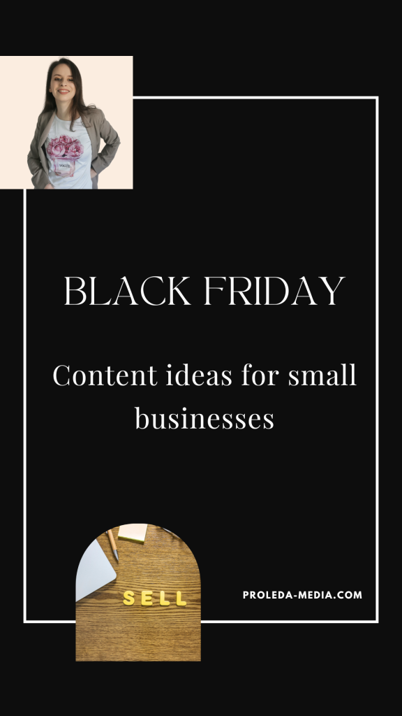 Black Friday content ideas for small businesses