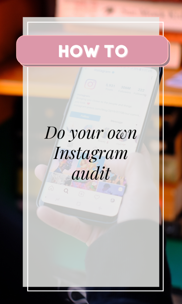 Audit your Instagram profile